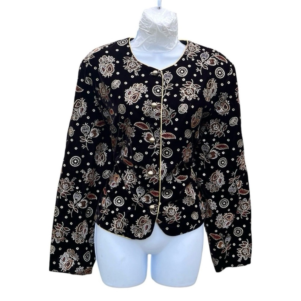 Vintage 1990’s Norton McNaughton velvet jacket